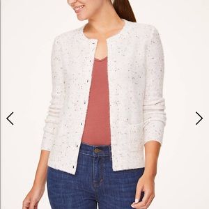 Pink button up cardigan